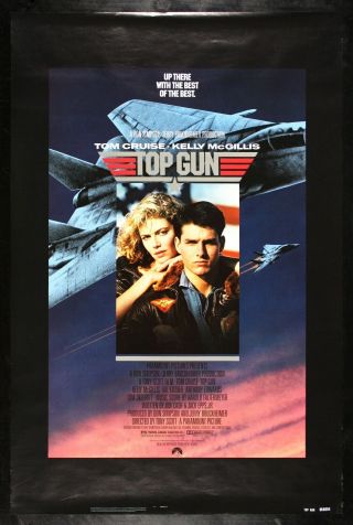 Top Gun ✯ Cinemasterpieces Movie Poster Jet Pilot Aviator Navy 1986