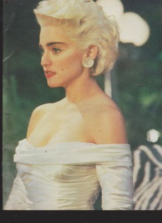 Madonna - - A4 Mini Poster Advert 1980s