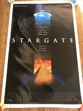 Stargate Movie Poster 1994 27” X 41”