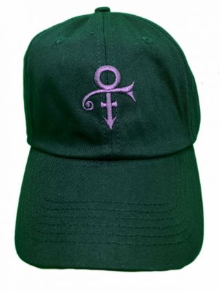 Prince Love Symbol Purple Rain Name Logo Official Peak Cap Embroidery Black Purp