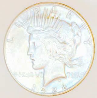 1928 P Peace Dollar Example Ultra Rare Key Date $$$$$nr 11942