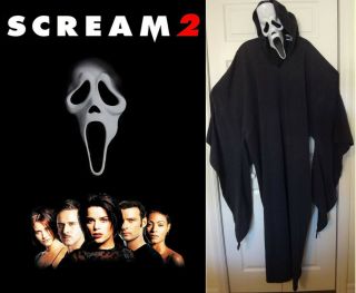Movie Wardrobe - Scream 2 - Ghostface Killer Robe Worn In Theatre Scene W/coa