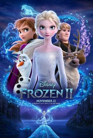 Frozen 2 Great 27x40 D/s Movie Poster Last One (th53)