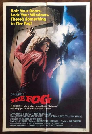 The Fog Style B Jamie Lee Curtis 1980 1 - Sheet Movie Poster 27 X 41 Nm,