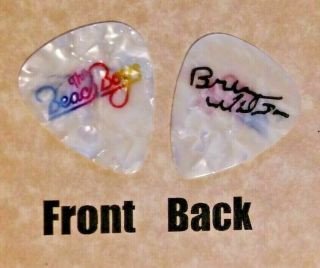Beach Boys Band Logo Brian Wilson Signature Guitar Pick - (w)