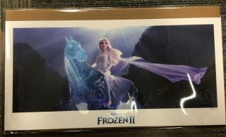 Frozen 2 – 2019 For " Fyc” Limited Edition Lithograph With Disney Stamp