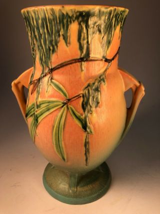Roseville Spanish Moss Vase Rare Arts and Crafts Old Pottery 2