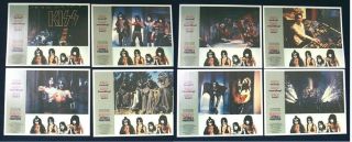 Kiss Attack Of The Phantom Rare 11x14 Lobby Card Set 1979 Gene Simmons