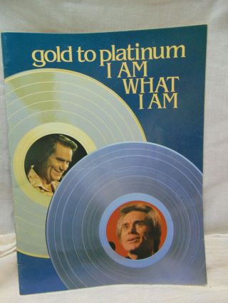 Vintage Gold To Platinum I Am What I Am George Jones " Fan " Booklet
