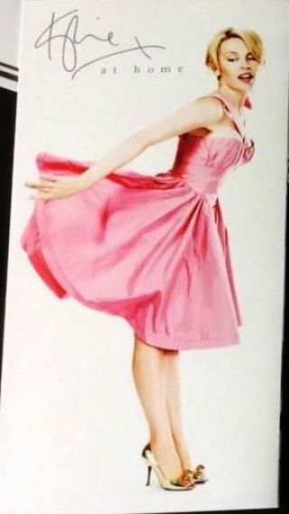 Kylie Minogue Kylie At Home Bedding Range British Uk Leaflet Pink Dress Last One