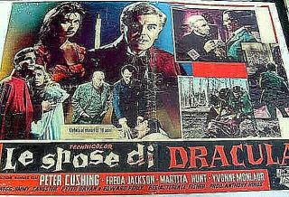 Peter Cushing (brides Of Dracula) Rare Version Movie Poster (hammer Horror)