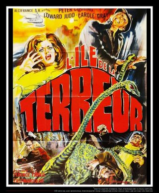 Island Of Terror Peter Cushing 4x6 Ft French Grande Movie Poster 1965