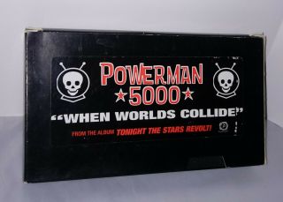 Rare Powerman 5000 Vhs When Worlds Collide Mtv Music Video Cassette Tape Vintage