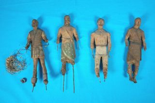 1959 Ben - Hur Sea Battle Miniatures Figures (4) Set 1,  Screen Prop