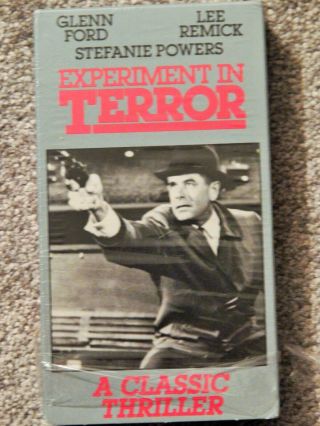 Experiment In Terror (vhs 1962) Glenn Ford,  Lee Remick,  Stefanie Powers