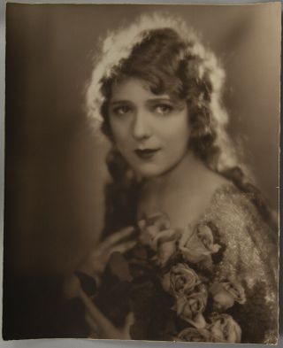 Vintage 1920s Extra Large Edwin Bower Hesser Photograph Film Icon Mary Pickford