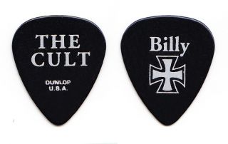 The Cult Billy Duffy Black Guitar Pick 2 2010 Tour