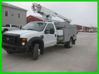 2008 Ford F450 6.  8l Gas Auto With 35.  6 Ft Reach Altec