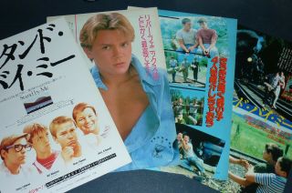River Phoenix Stand By Me 1987 Japan Movie Ad & Picture Clippings (5 - Sheets) Vh/v