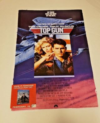 Top Gun Imax (2013 Rerelease) 11x17 Promo Movie Poster Tom Cruise