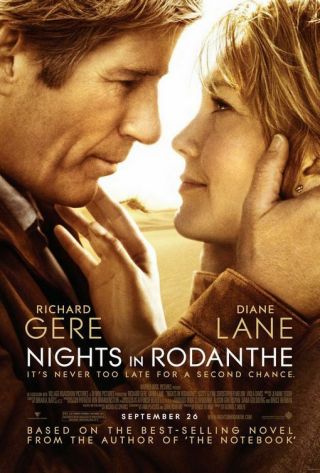 Nicholas Spark Nights In Rodanthe 2008 Orig Ds Poster Richard Gere Diane Lane