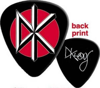 Dead Kennedys - 2 Guitar Pick - Black Logo Licensed - Black