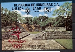 Sport: Sydney Olympic Games On Honduras 2000 Scott Cb6 (overprinted In Red) Mnh