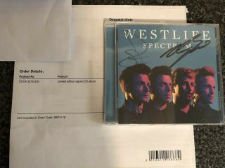 Westlife Signed Spectrum Album