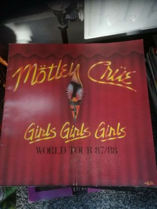 Motley Crue Girls Tour Programme