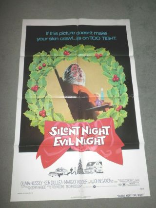 Black Christmas Silent Night Evil Night 1974 One Sheet Poster 1sh