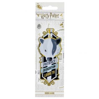 Harry Potter Stainless Steel Hufflepuff Bookmark