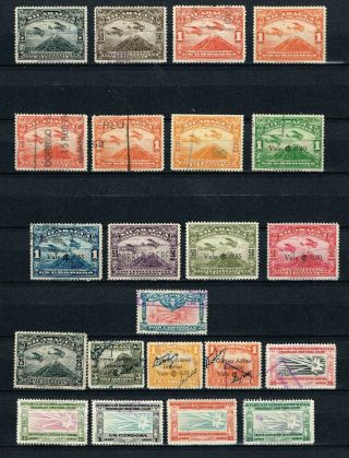 Nicaragua.  Selection Of Early Airmail Stamps, .