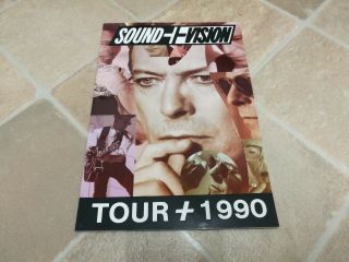 David Bowie Sound And Vision Tour Programme Program 1990 Concert