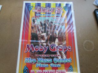 Moby Grape Afro Blues Quintet Plus One 1967 Whiskey A Go Go Poster Laminated