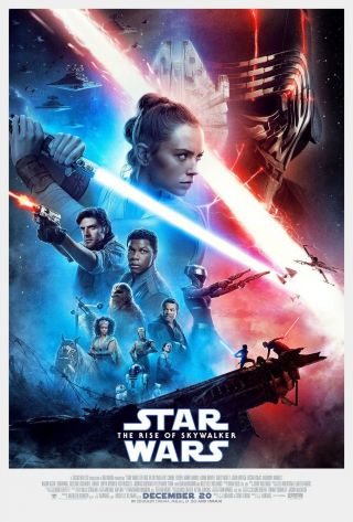 Star Wars Rise Of Skywalker 2019 Ds 2 Sided 27x40 Us Movie Poster