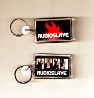 Audioslave Rage Against The Machine Acrylic Dbl Sided Music Keychain Key Chain