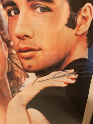 John Travolta And Olivia Newton John Grease Autographed Movie Poster 3