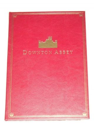 Autographed Script From Downton Abbey Signed Hardcover Maggie Smith And Cast