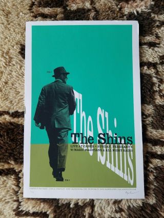 The Shins 2004 Concert Poster Canes San Diego 2.  08.  2004 S/n