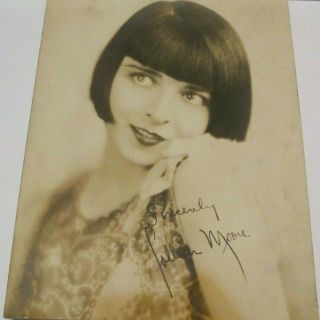 Colleen Moore Signed Photo Silent Movie Era 1920s
