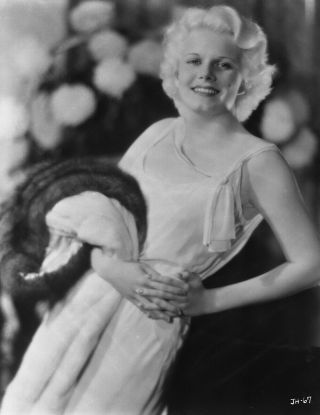 Blonde Bombshell Jean Harlow 1930s 8x10 Large Format Camera Negative