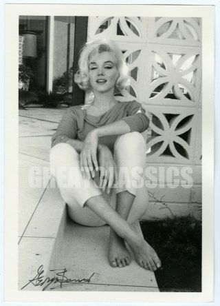 Marilyn Monroe 1962 Sexy Dblwt Photograph George Barris Signed