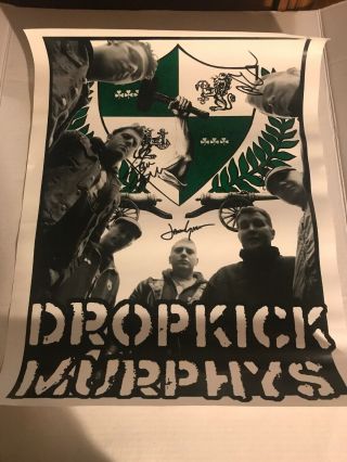 Dropkick Murphys Autographed Promo Poster