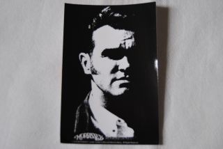 Morrissey Black & White Face Vinyl Sticker Official As On Tour Rare