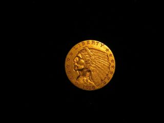 1914 D Us $2 1/2 Gold Indian Quarter Eagle X018