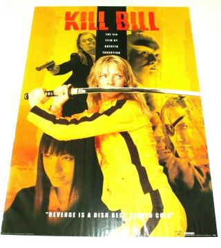 Rolled 2003 Pyramid Posters Uk Kill Bill Movie Poster Uma Thurman Carradine