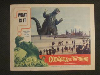 Godzilla Vs The Thing - 1964 Lobby Card - Mothra - Toho