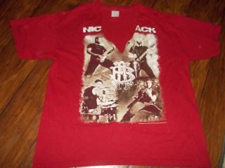 Nickelback Tour 2009 Concert T - Shirt Cities & Dates Womens Large