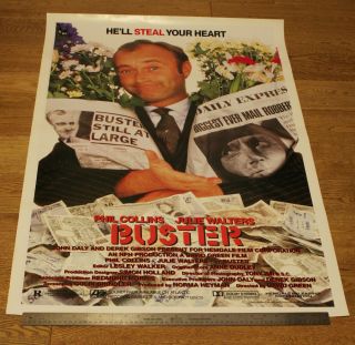 Buster 1988 One Sheet Movie Film Poster Phil Collins Buy 1 Poster Get 1