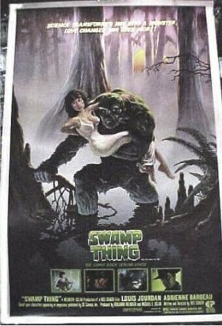 Swamp Thing Rolled 40x60 Heavy Stock Movie Poster 1981